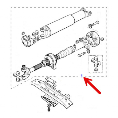 USED Driveshaft, Long Wheelbase (LWB)